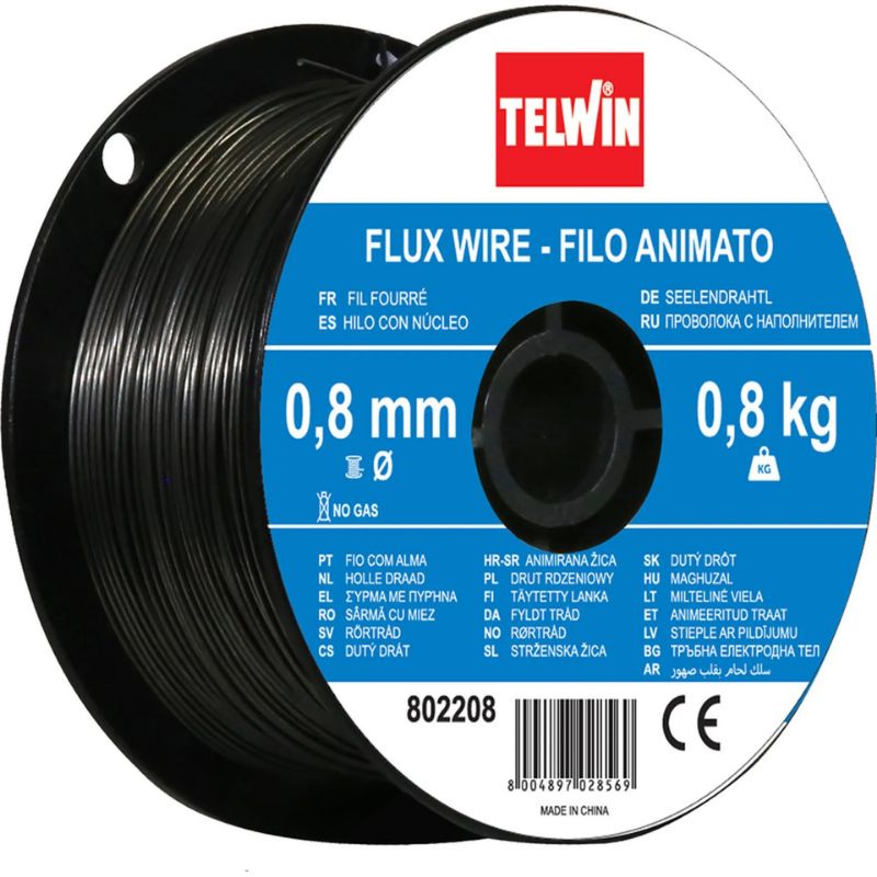 Filo animato senza gas 0,8 mm 0,8 kg