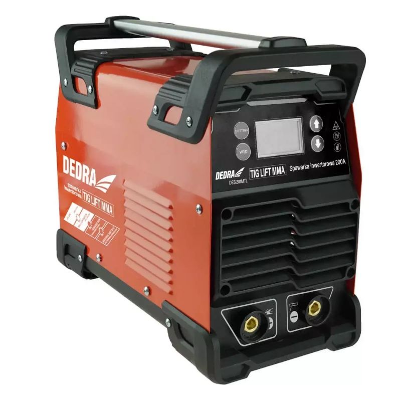 Saldatrice inverter MMA con display LCD, 200A