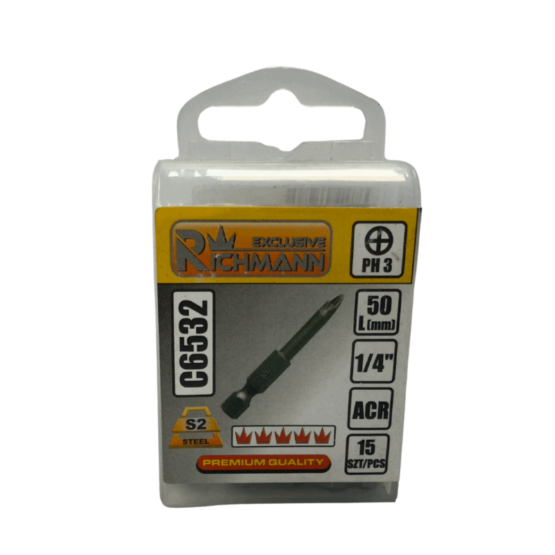 Set di prolunghe per punte PH-3 x 50 mm 1/4"