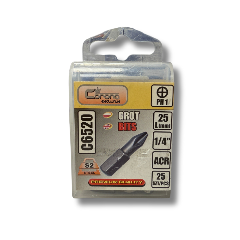 Set di prolunghe per punte PH-1 x 25 mm 1/4"