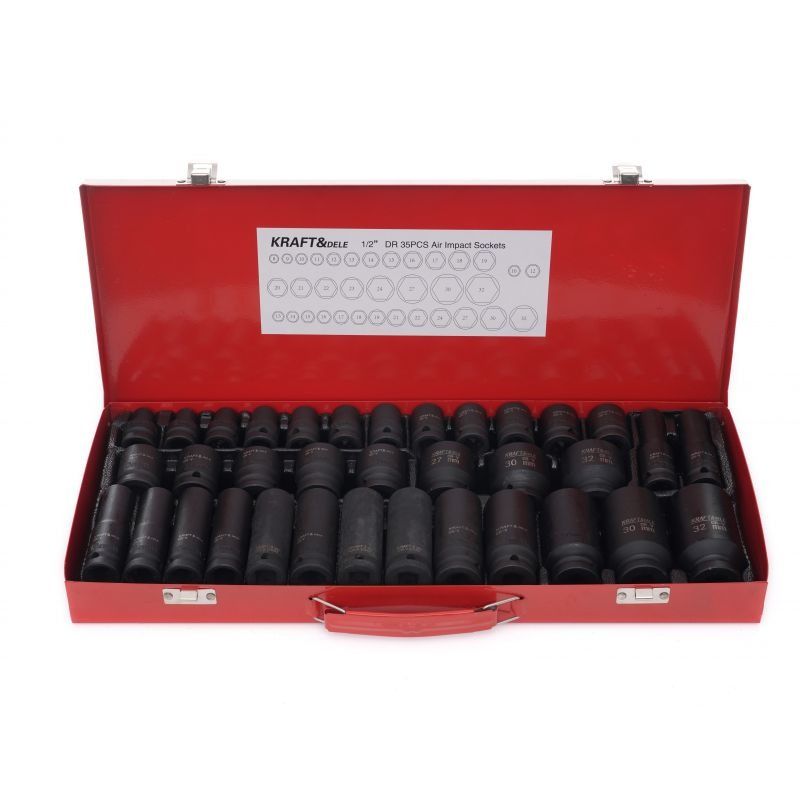 Set di chiavi a bussola a impatto 1/2" 8-32 mm