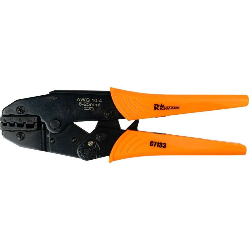 Pinza per crimpare puntali 6-25mm2