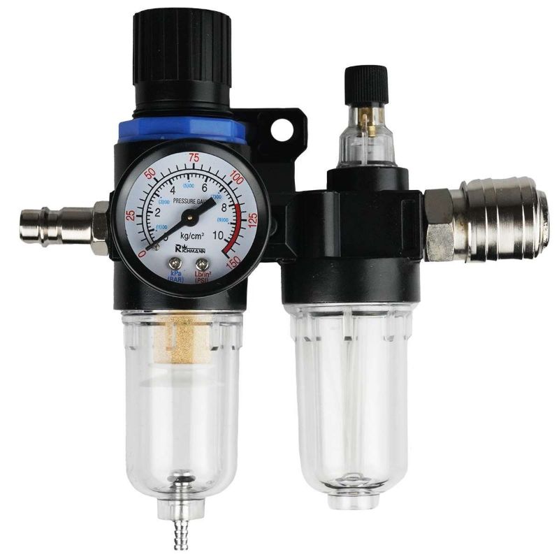 Regolatore d'aria da 1/4" 0-8 bar