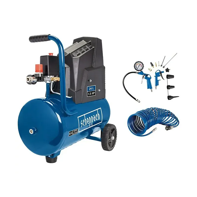 Compressore d'aria senza olio HC30o 24 L – 1100 W, 8 bar