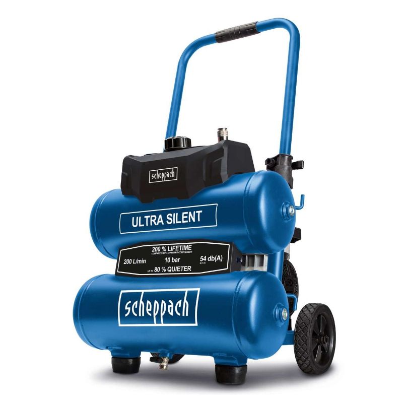 Compressore HC20Si-Twin, 750 W, 10 bar, 2 x 20 L