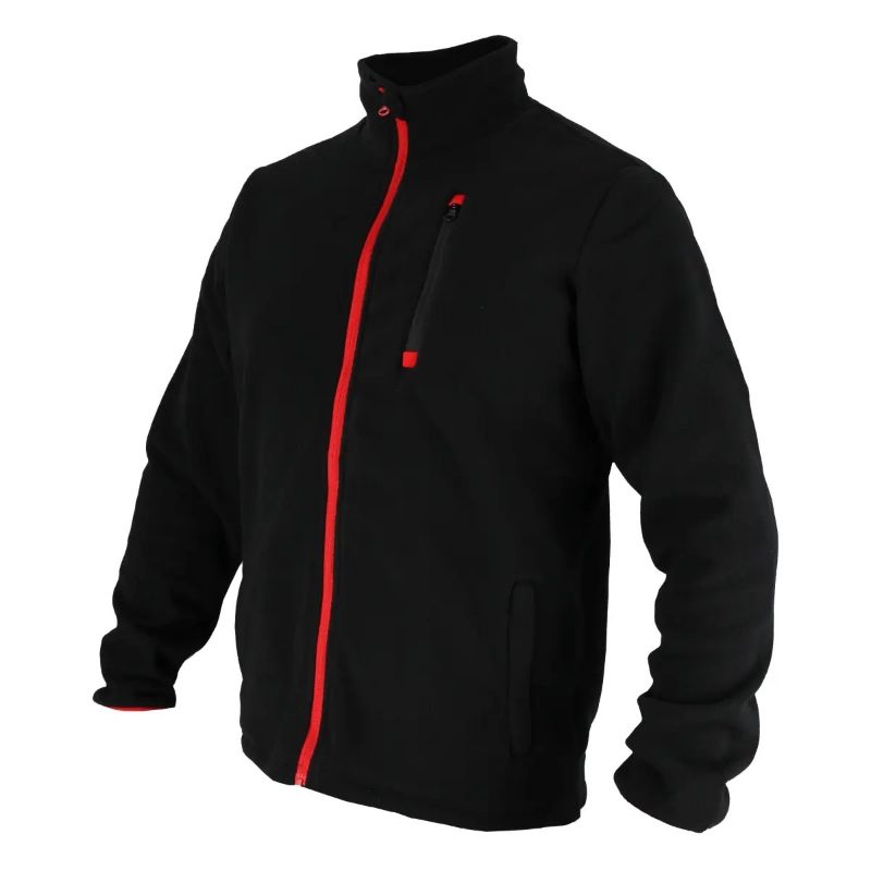 Giacca in pile 280 g/m2, taglia L, nera — immagine 1 di 1