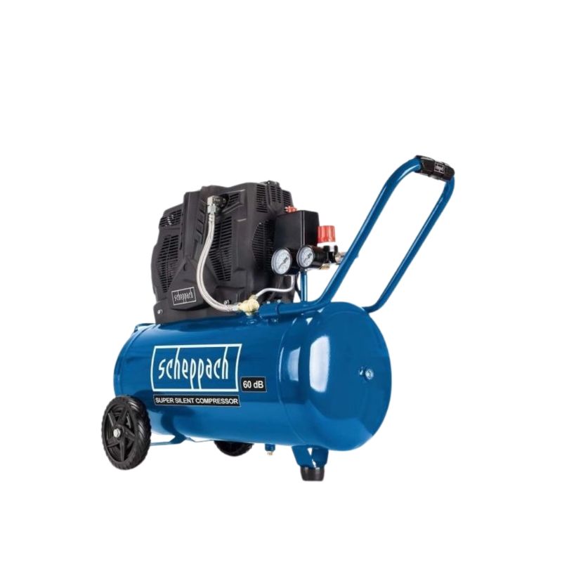 Compressore d'aria silenzioso HC51Si - 50 l, 1,5 CV, senza olio, 230 V, 8 bar