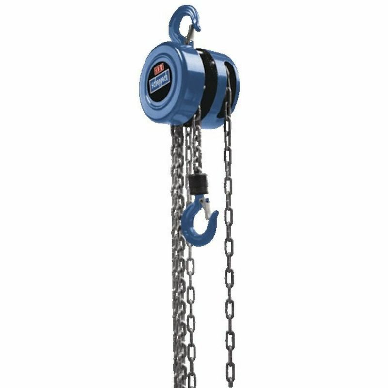 Paranco a catena CB01 1000 kg, altezza di sollevamento 3 m, catena di lavoro 2,5 m