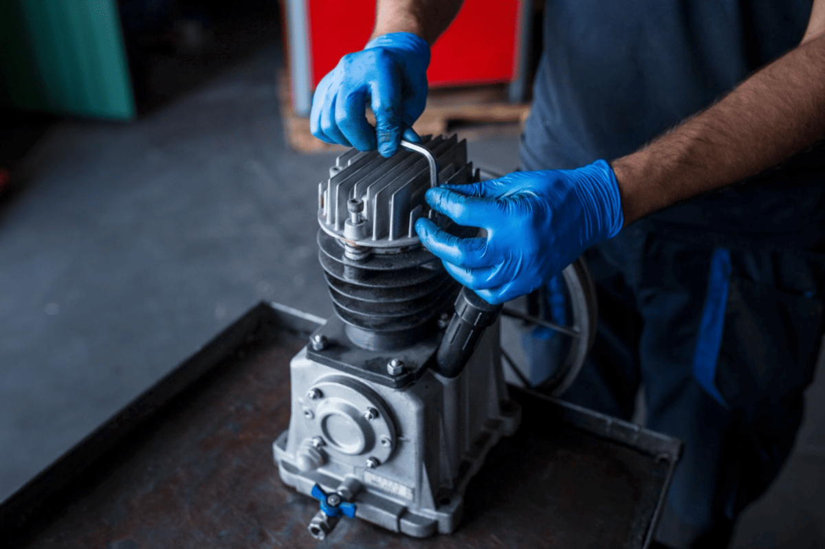 00055884 motor radi slabo kod kompresora za zrak