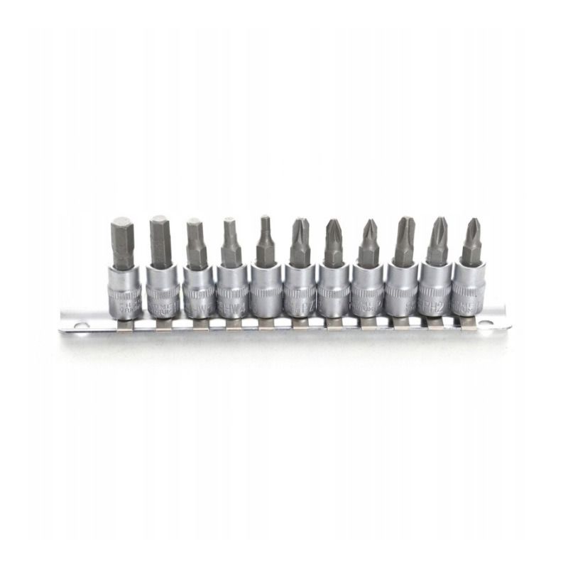 Set di chiavi a bussola da 1/4", 11 pezzi