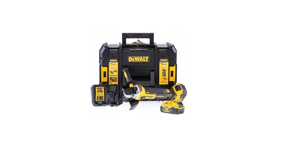 AKU kutna brusilica 18 V s dvije baterije