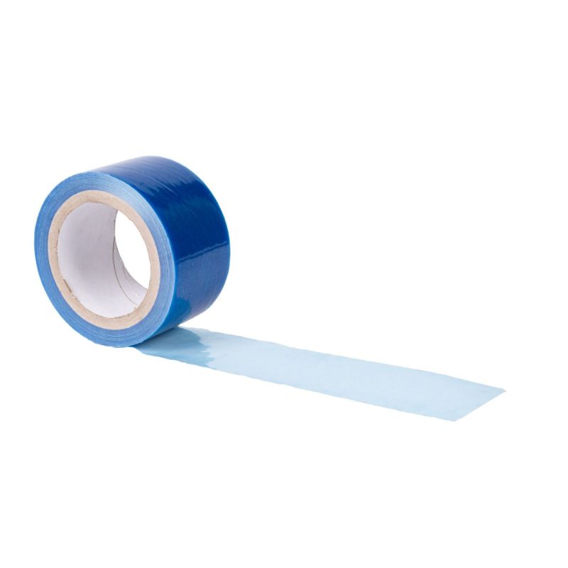 Pellicola protettiva autoadesiva blu, senza lasciare tracce, 60 mm x 100 m