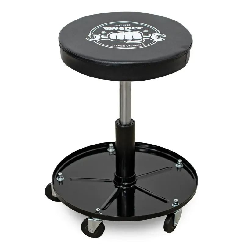 Sedia da lavoro girevole, altezza 51 cm, portata massima 135 kg