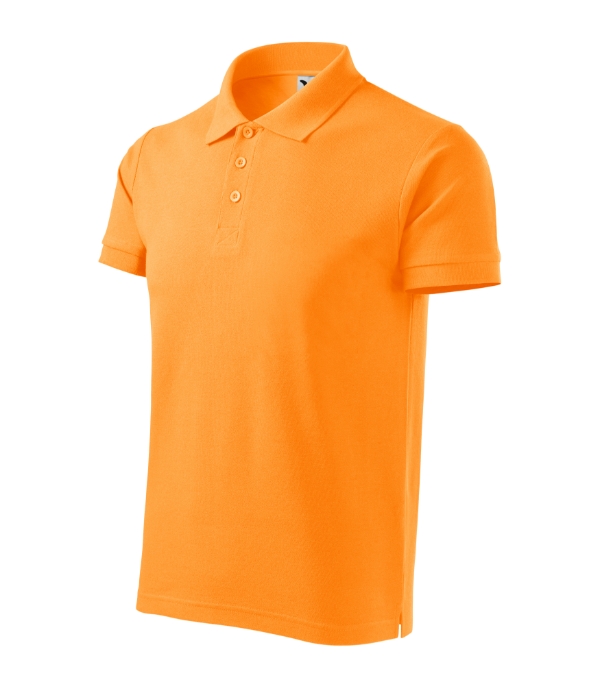 Cotton Heavy polo majica muška boja mandarine S