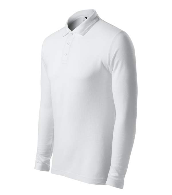 Pique Polo LS polo majica muška bijela 3XL