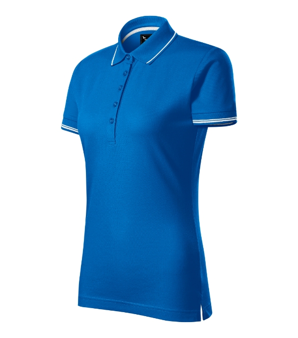 Perfection plain polo majica ženska zamućeno plava M