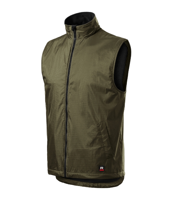 Body Warmer prsluk unisex vojnička S
