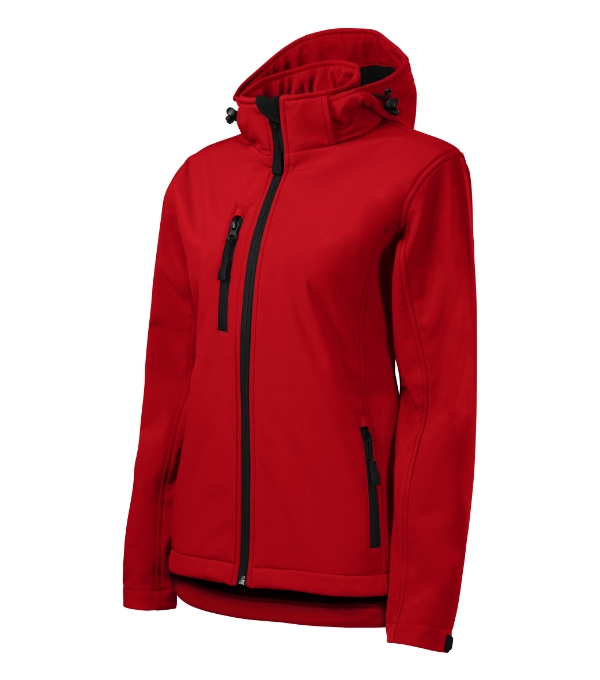 Performance softshell jakna ženska crvena S